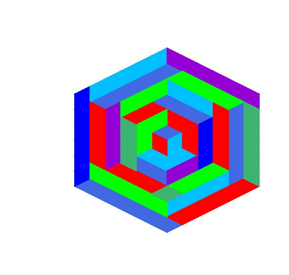 Victor Vasarely VIII Sin-Hat-A (1974)
